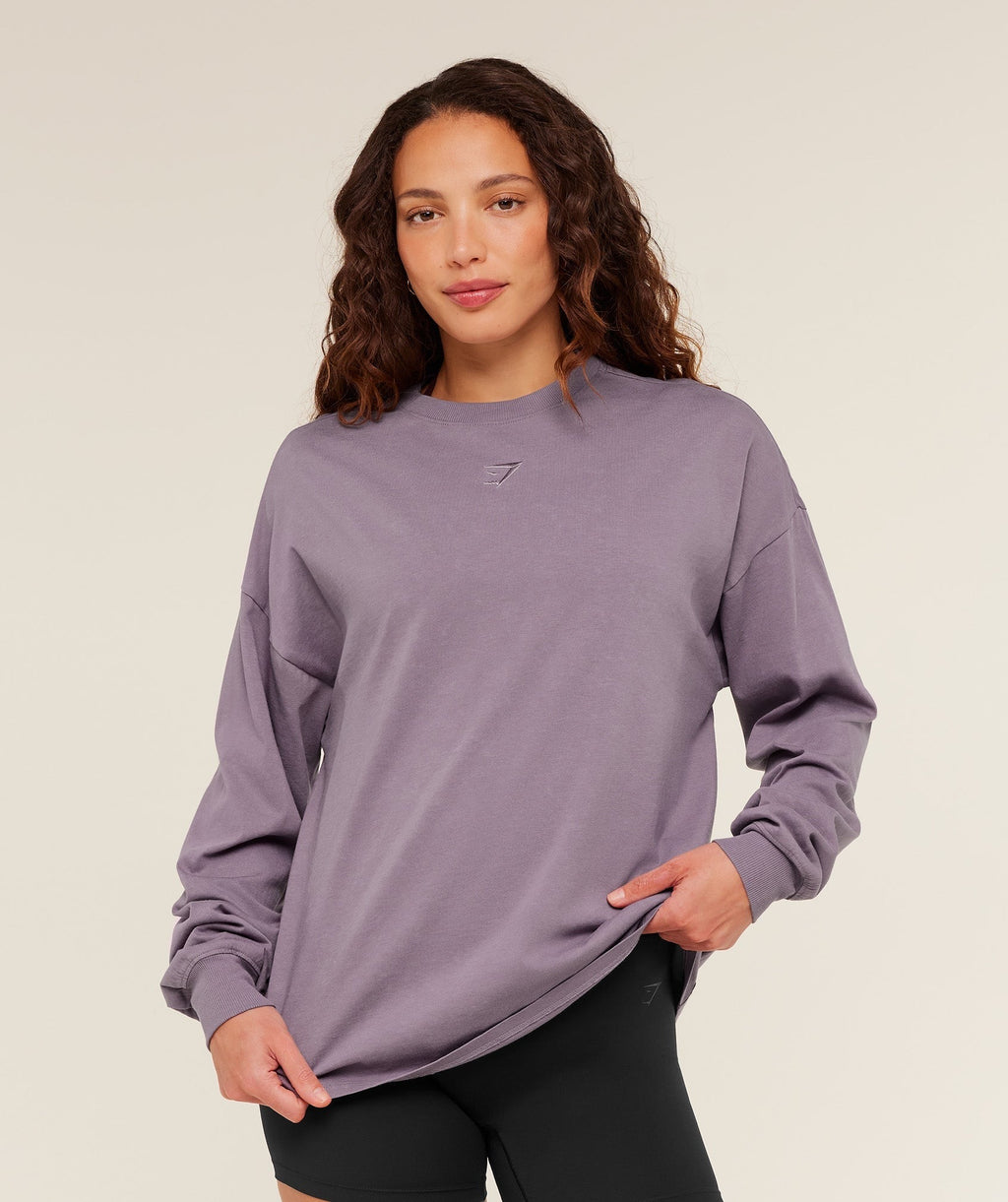 Power Washed Long Sleeve Top
