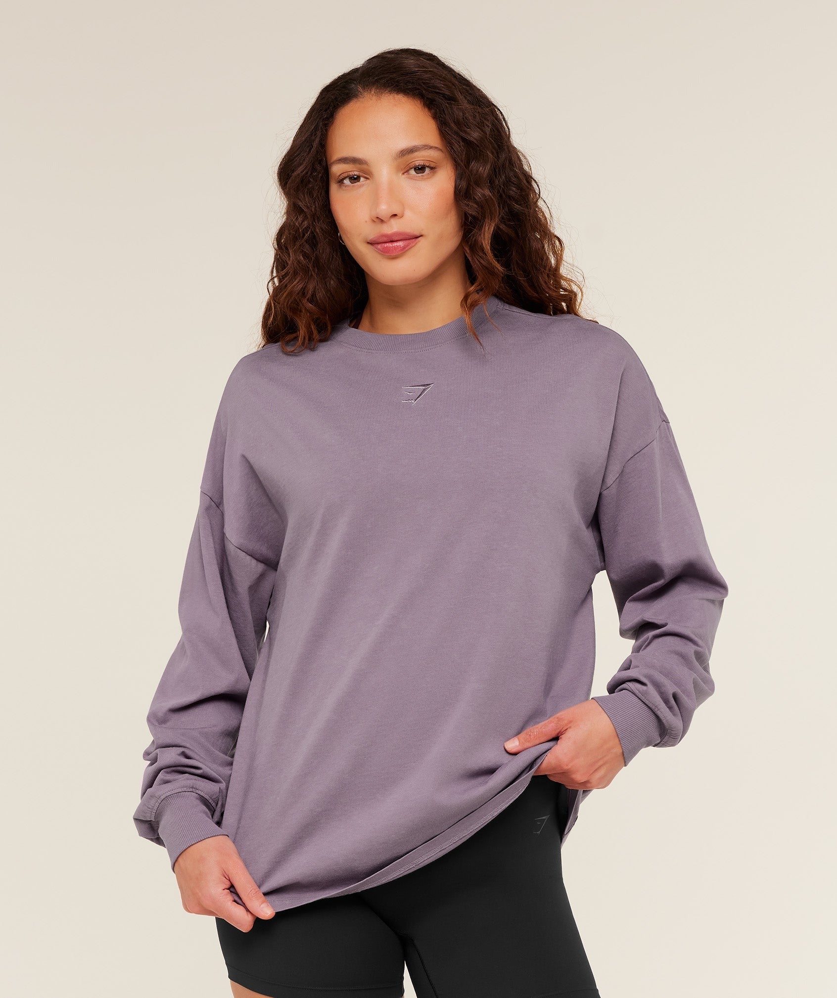 Power Washed Long Sleeve Top