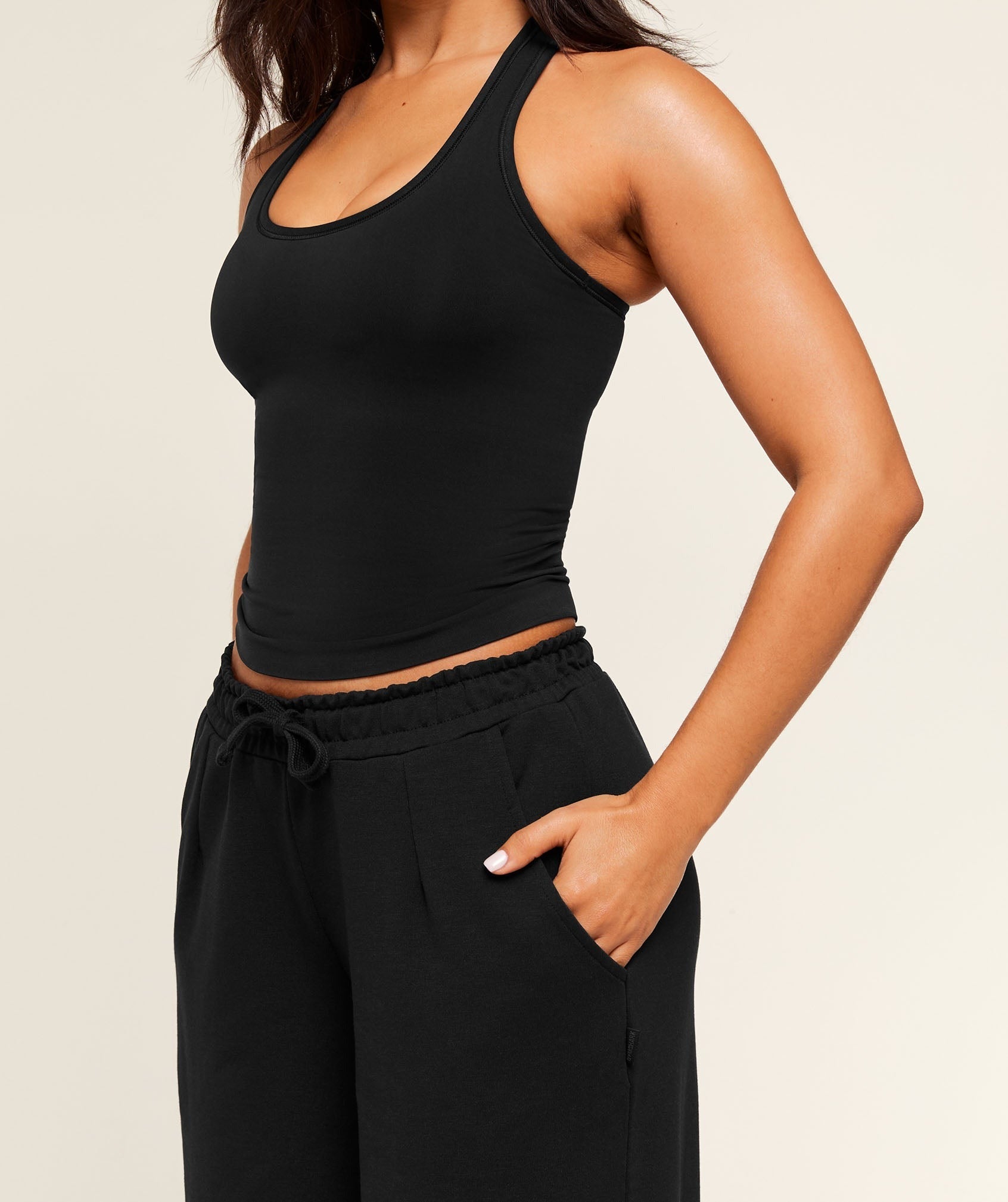 Lightweight Wide Leg Pant Short