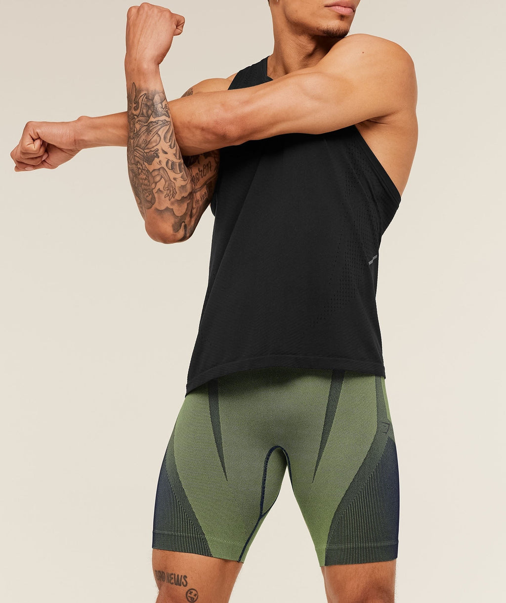 Seamless Running Half Tight