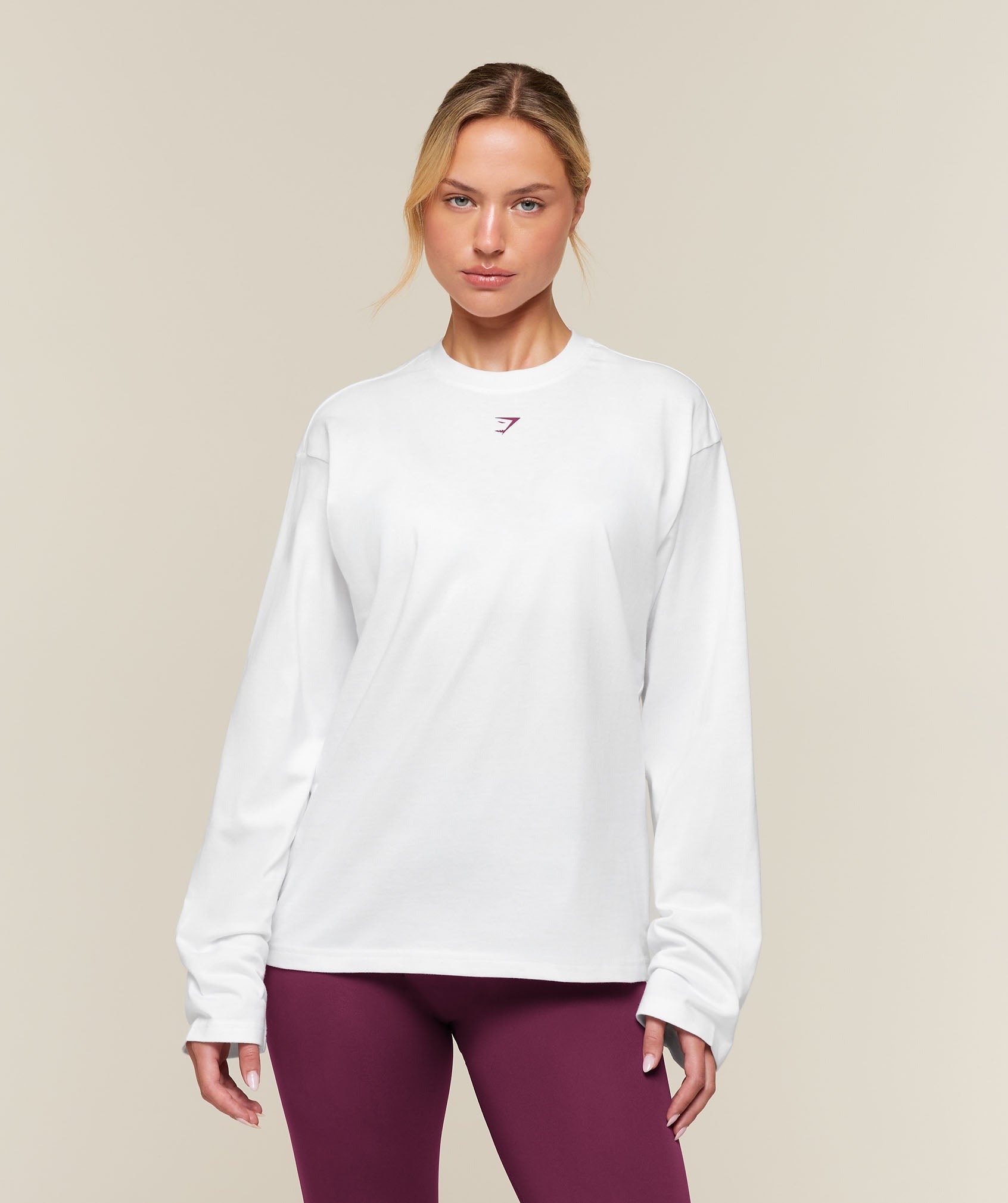 For The Ones Who Show Up Graphic Long Sleeve Top