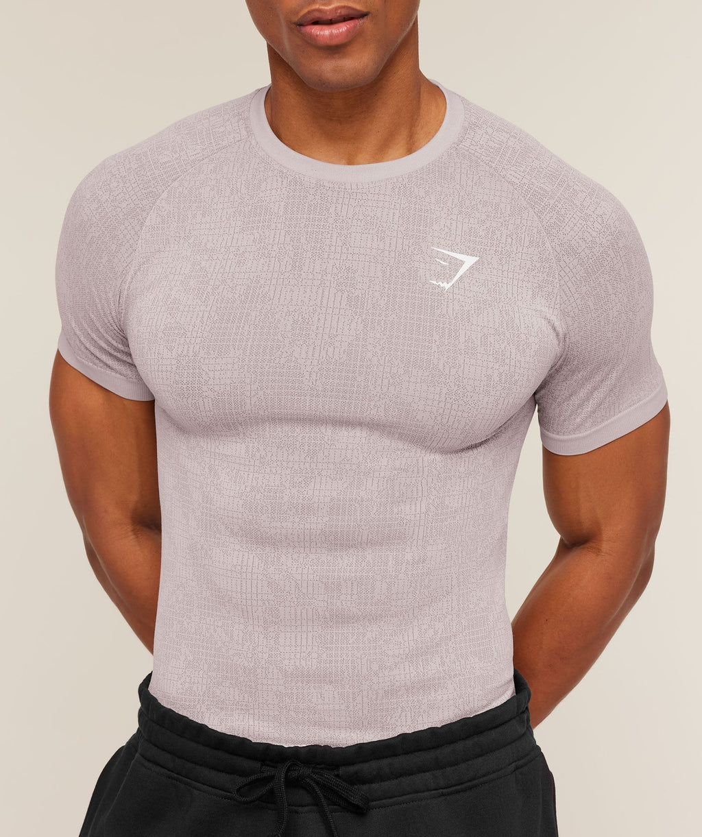 Geo Seamless Grid T-Shirt