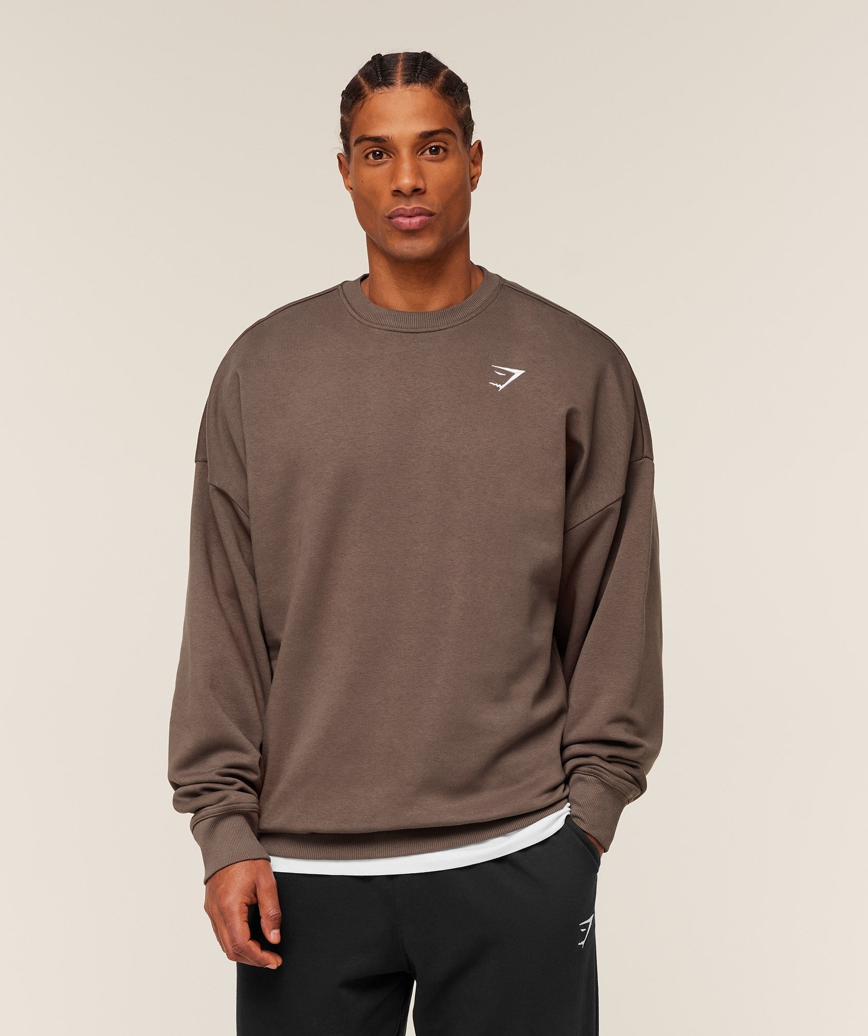 Oversized Crest Crew