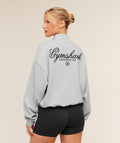 Script Embroidery Oversized Zip Through