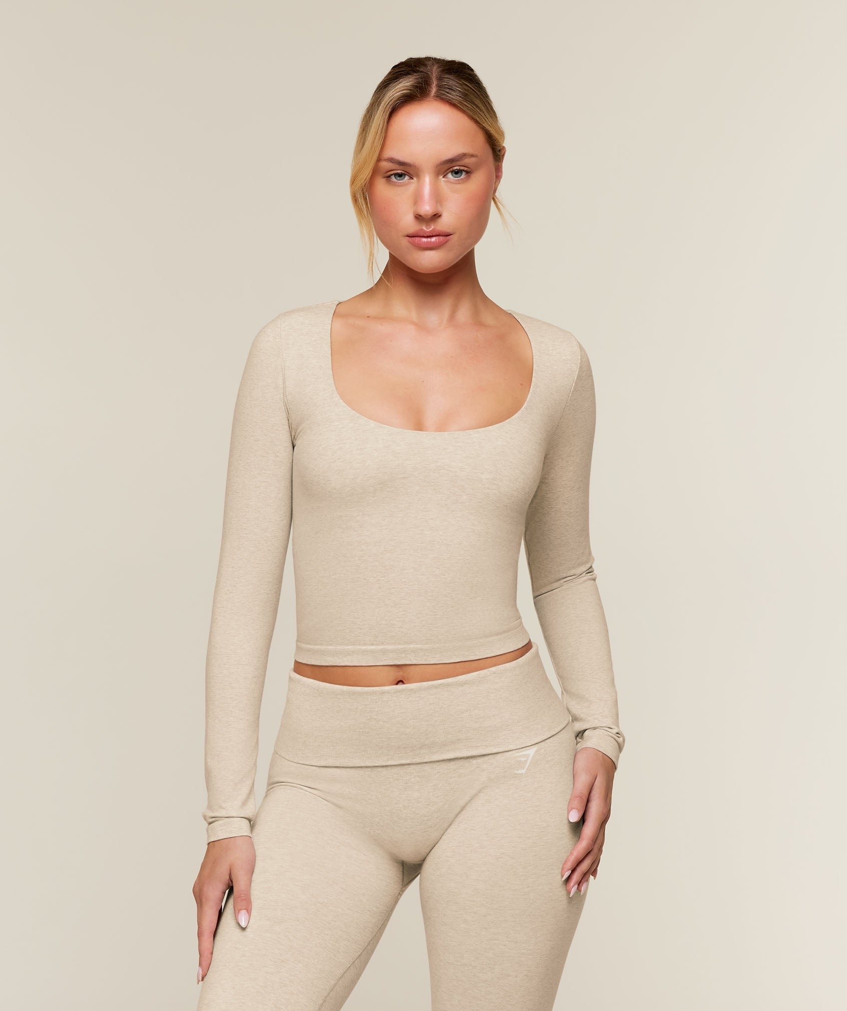 CottonMove™ Midi Long Sleeve Top