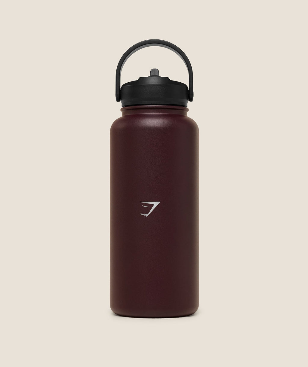 Metal Insulated Straw Bottle 1L