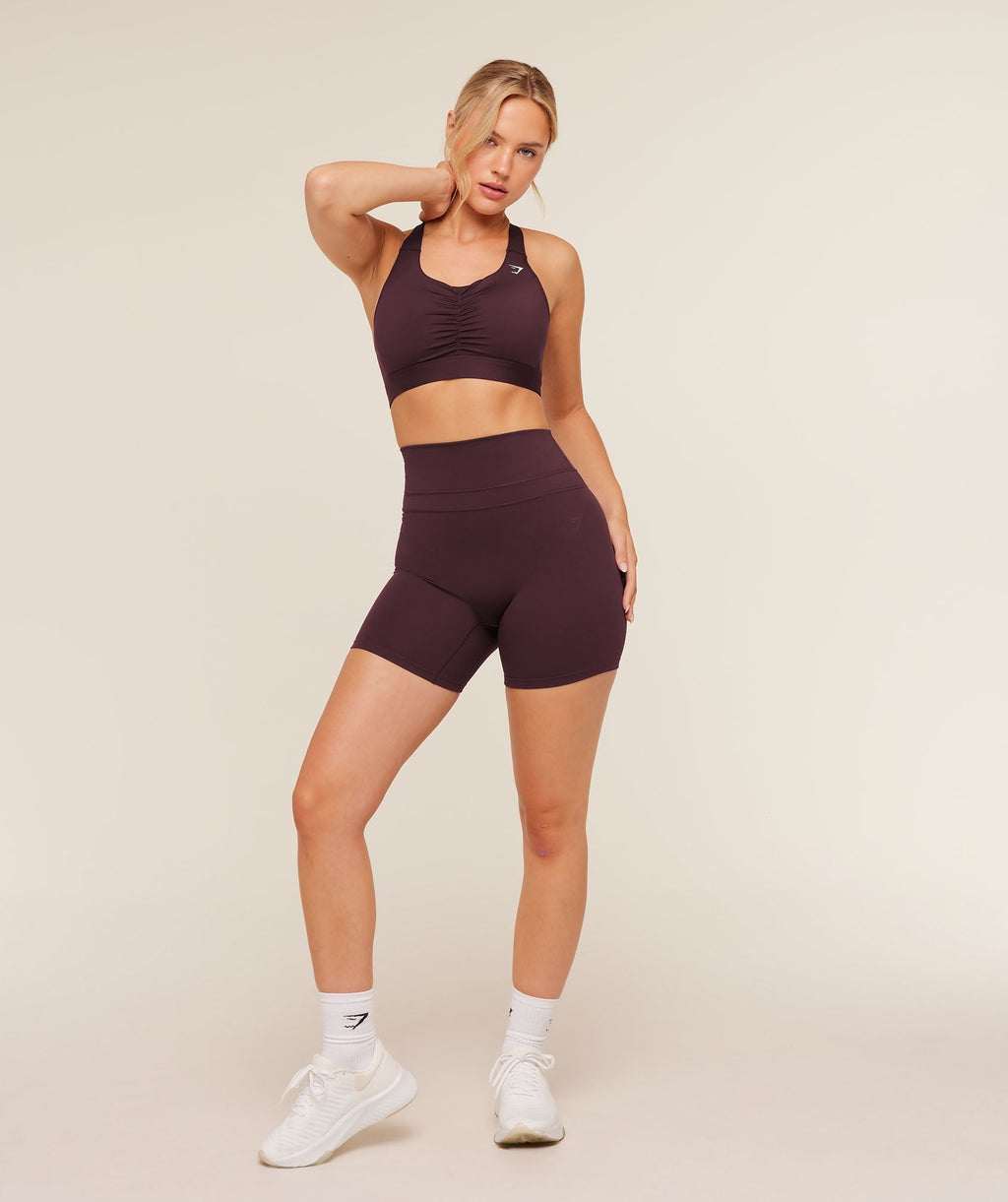High Support Ruched Sports Bra