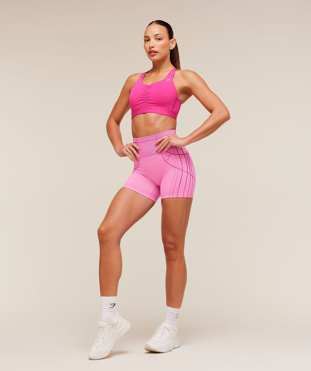 High Support Ruched Sports Bra