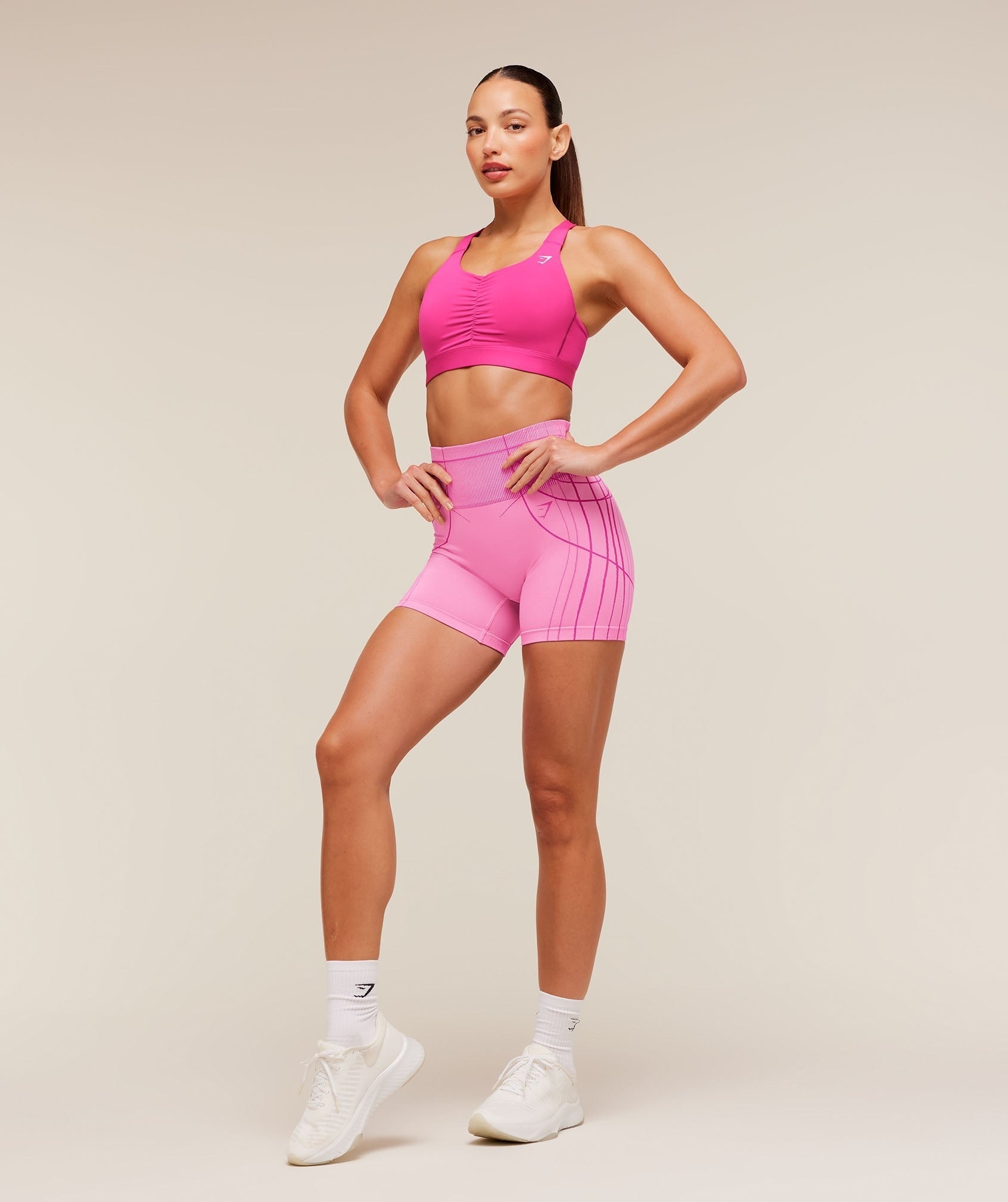 High Support Ruched Sports Bra
