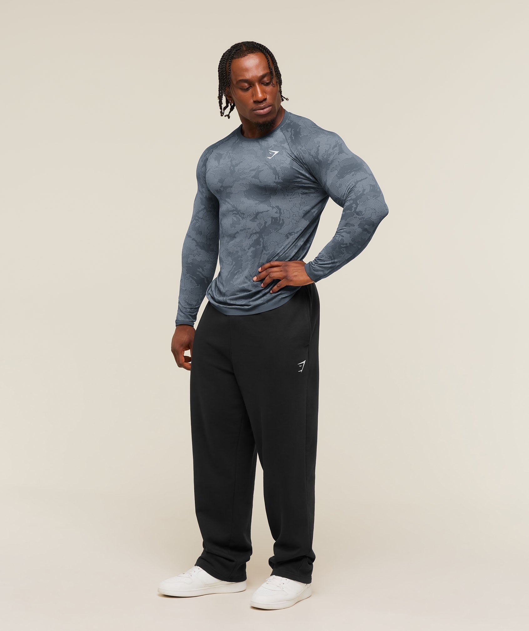 Geo Seamless Long Sleeve T-Shirt
