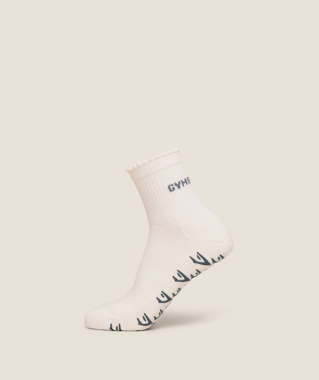 Frill Pilates Midi Sock