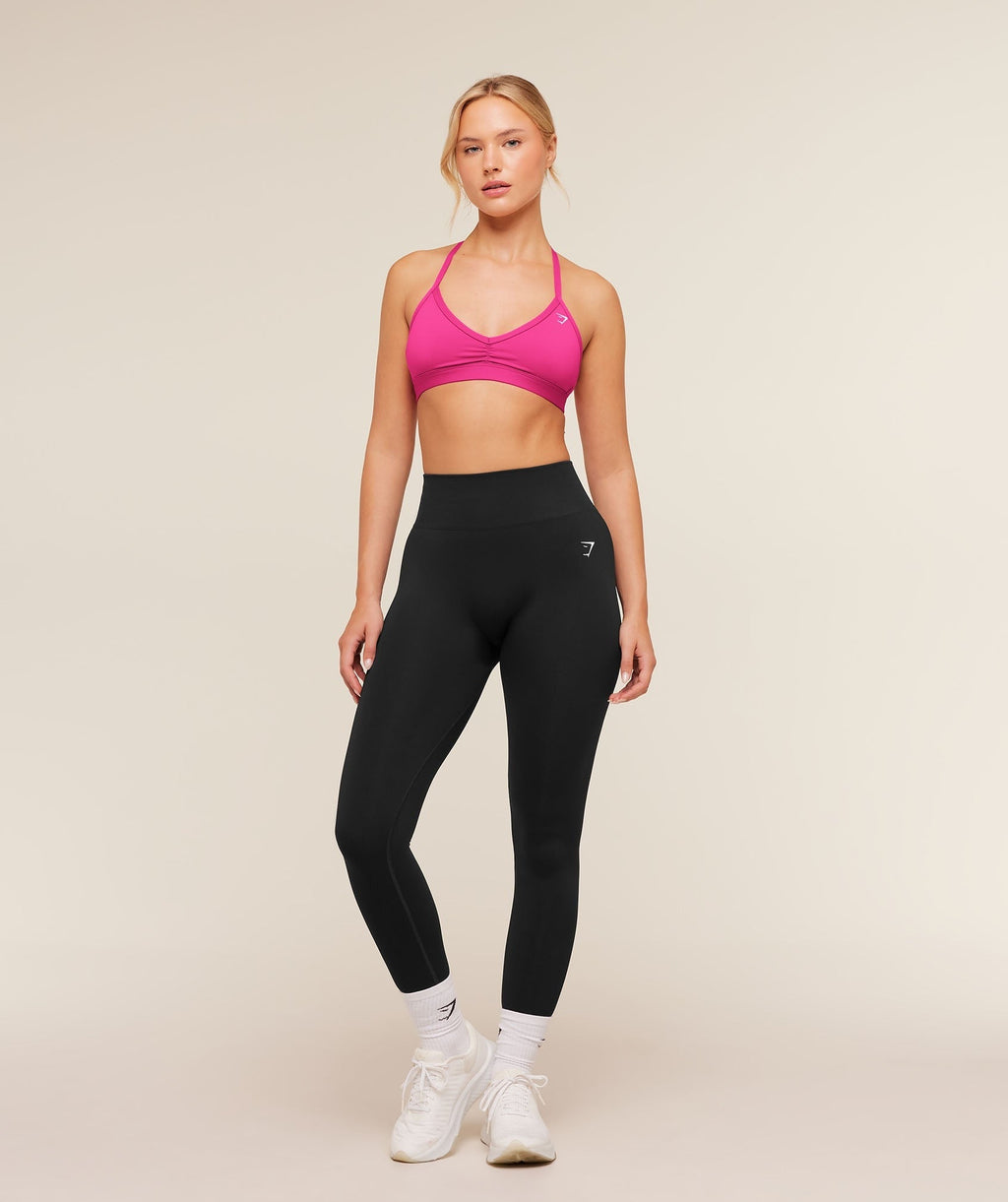 Minimal Halterneck Sports Bra
