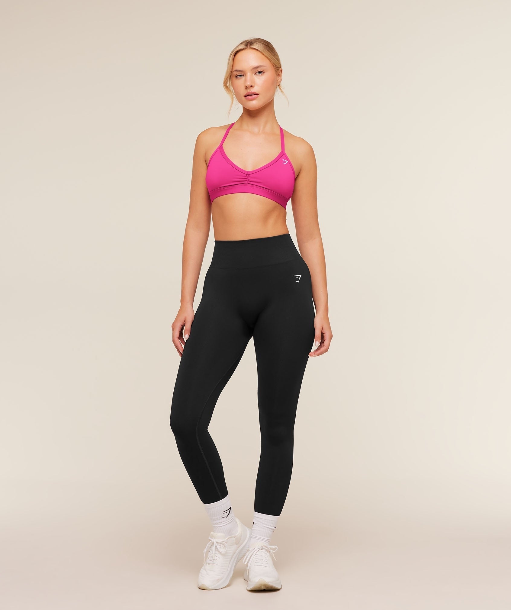 Minimal Halterneck Sports Bra