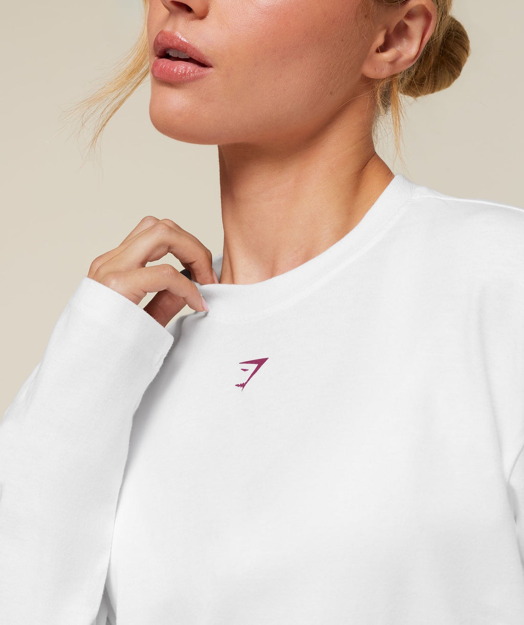 For The Ones Who Show Up Graphic Long Sleeve Top