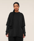 Pump Cover Structured Fleece Top