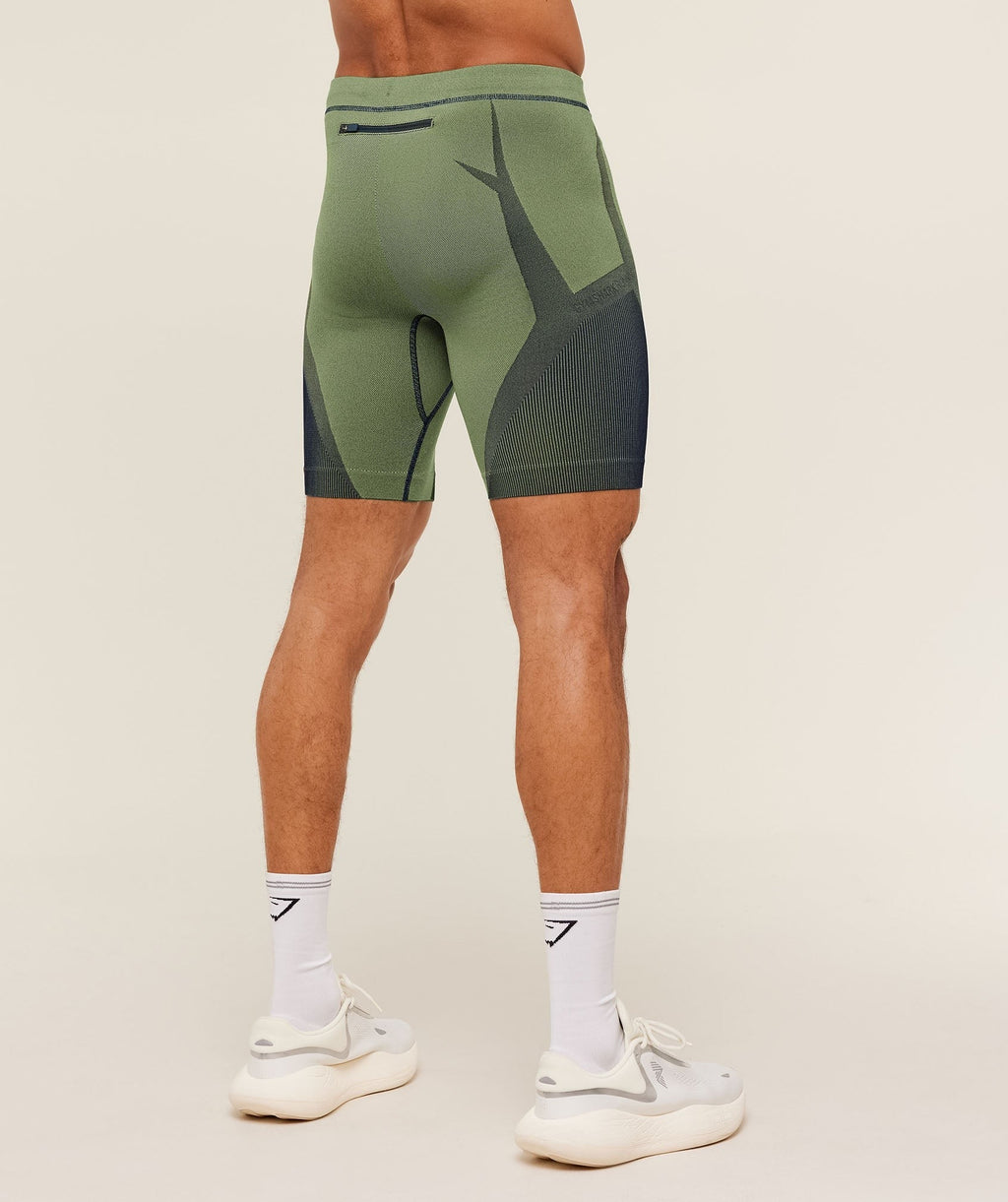 Seamless Running Half Tight