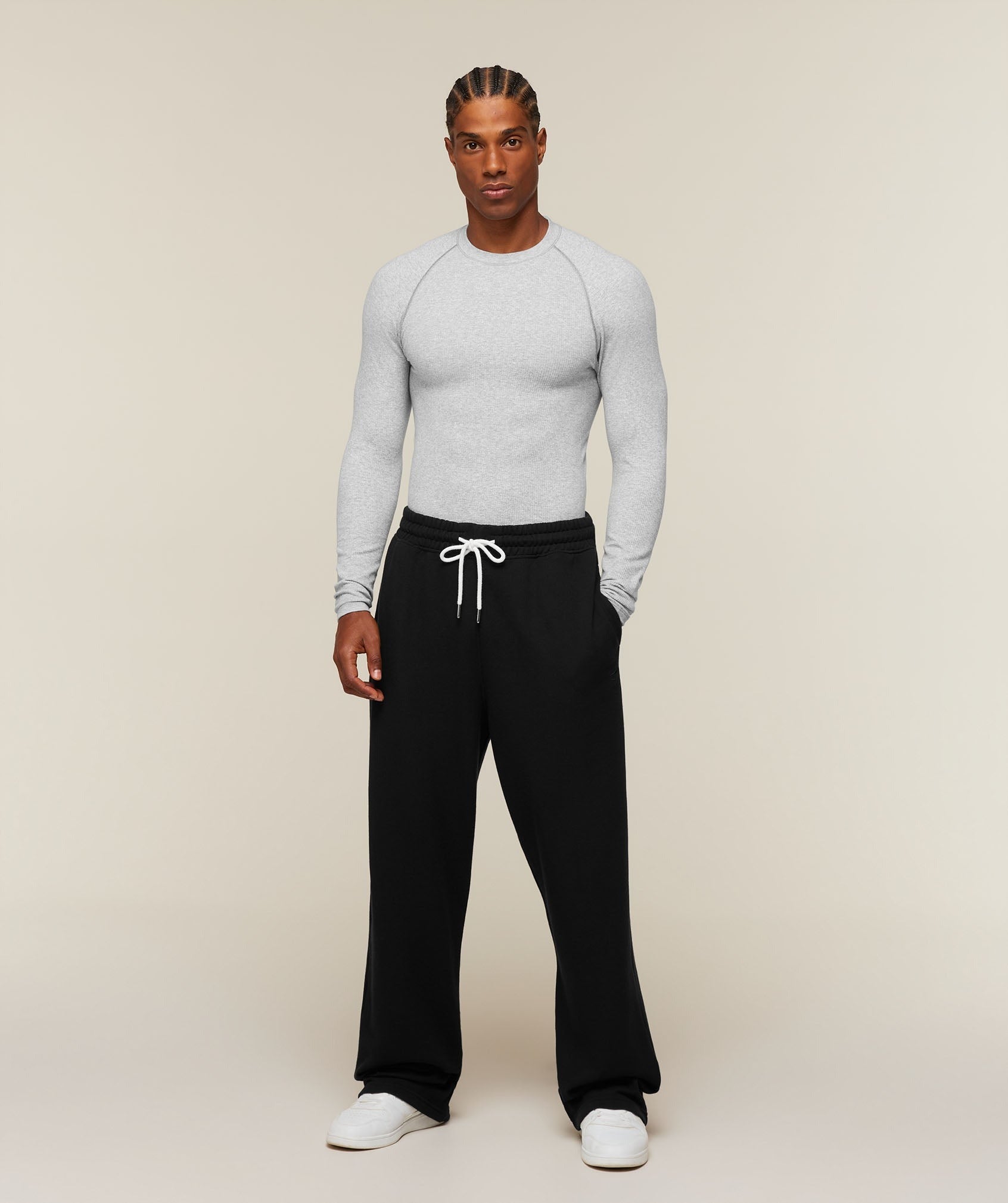 Cotton Seamless Long Sleeve T-Shirt